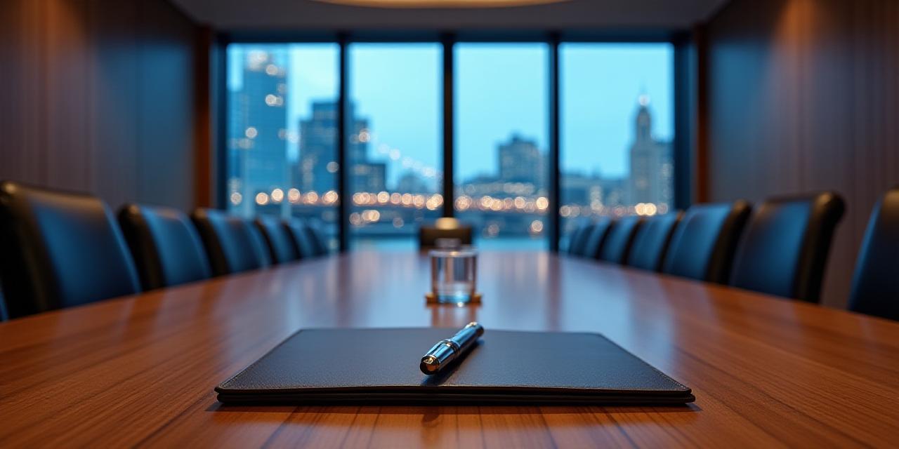 A high-stakes commercial negotiation setting in a London boardroom
